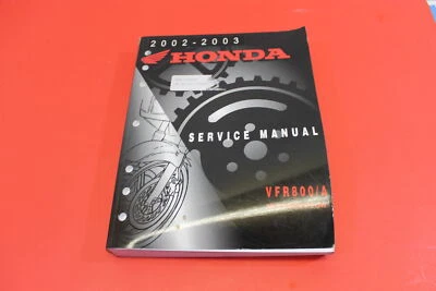 Manual de servicio de fábrica Honda 2002-2003 VFR800/A Interceptor 61MCW01 NUEVO OEM Foto 1 de 4