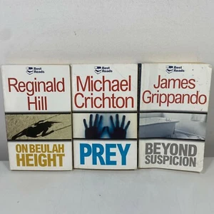 3 Lot Best Reads Books- Beyond Suspicion, Prey, On Beulah Height - Picture 1 of 10