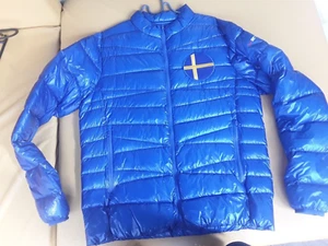 (No. 1208 ) YETI crystal DOWN 95/5 men M jacket sweden brand flag team 1 - Picture 1 of 6
