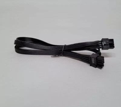 2 - EVGA 8 PIN TO 8 PIN (6+2) PCI EXPRESS VGA Power Cable W001-00-000124 26.75" - Image 1 of 2