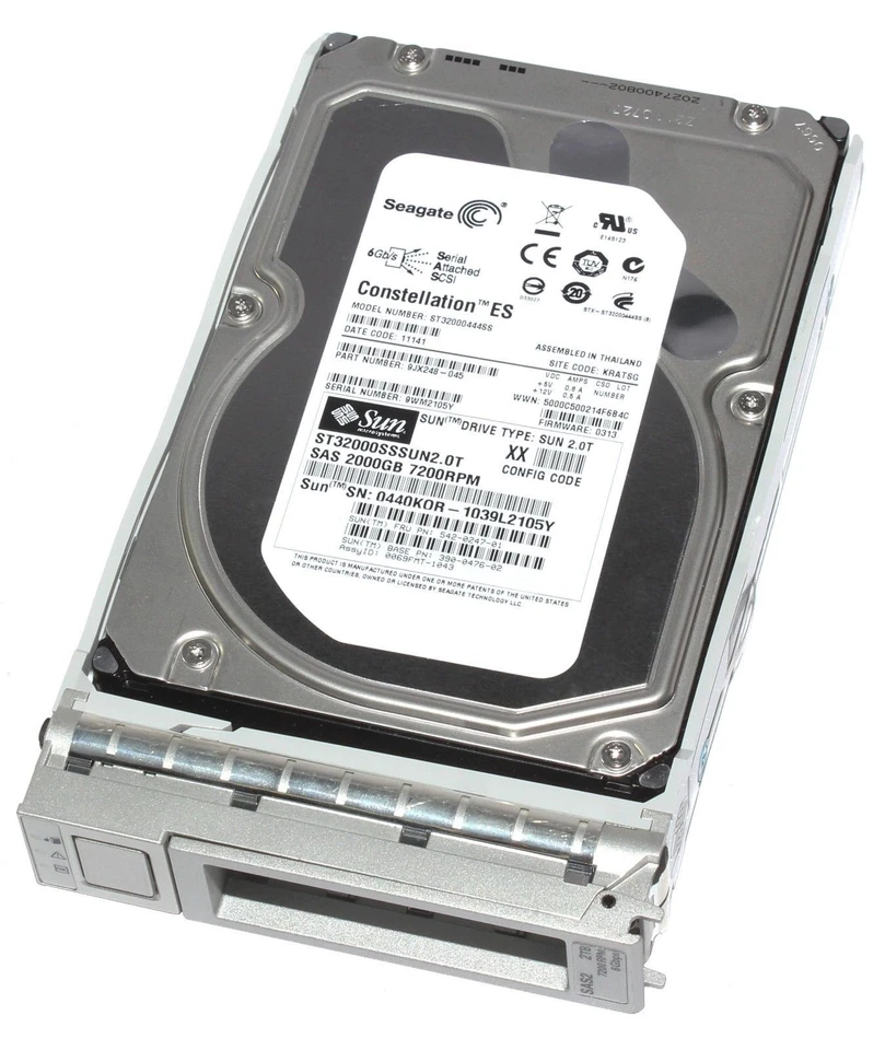 SUN ORACLE 542-0247 2TB - 7200 RPM SAS Hard drive TESTED warranty QTY - Image 1 of 1