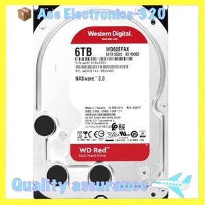 WD60EFAX Original Western Digital Red 3.5" 5400 RPM 6TB NAS Internal Hard Drive - Picture 1 of 6