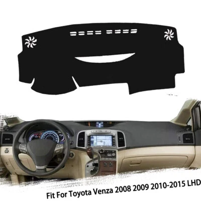 Dash Mat Dashboard Cover Non-slip Sun Protector Mat For Toyota Venza 2008-2015 - Imagem 1 de 4