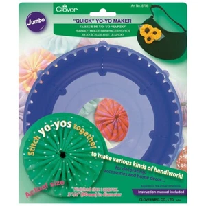 Clover 8708 Quick Yo-Yo Maker-Jumbo Round 3-1/2" - Picture 1 of 3