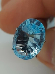 Precision cut natural Topaz gemstone - faceted loose Topaz 5.60 CTS - Picture 1 of 10