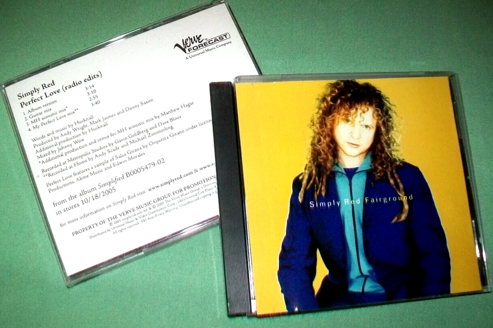 Simply Red        **PROMO CD LOT**      Perfect Love  --  Fairground - Image 1 of 1