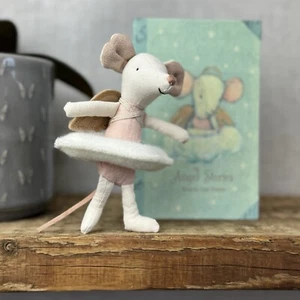 Maileg Angelo Topolino, Sorella Maggiore nel Libro - Nuovo Senza Etichette Ritirato 2020 - Foto 1 di 13