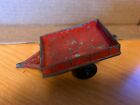 VINTAGE Diecast Hubley Kiddie Toy No. 5 Old Red Utility Farm Trailer Wagon