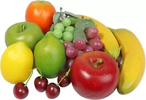 Fake Fruit Artificial Realistic Lifelike Decorative Foam Fruits & Vegetables ... - Picture 1 of 6