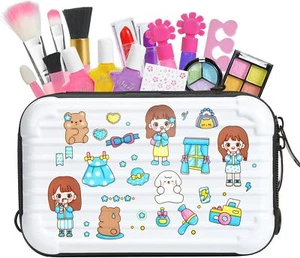Kids Makeup Sets for Girls 5-8, Washable Non Toxic Toys for Princess (White) - Picture 1 of 7