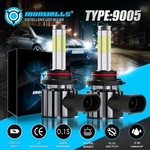 6 Sides HB3 9005 LED Headlight Globes Conversion Kit White For MG TF 2002-2005 - Picture 1 of 12