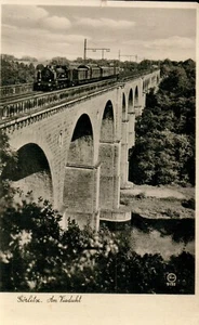 AK GÖRLITZ Am Viadukt, Dampf-Eisenbahn/Zug 30er - Picture 1 of 1