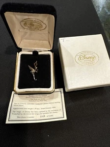 Disney Store Tinkerbell Peter Pan 3D Sterling 925 Charm New IOB LE 0005/8000 - Picture 1 of 6