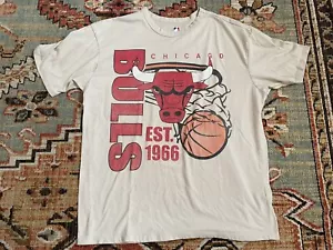 NBA Chicago Bulls Camiseta Retro Benny Bronceado Roja Crema Mediana - Imagen 1 de 4
