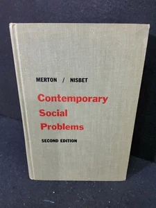 Contemporary Social Problems 2nd Ed. by Robert K Merton/Robert A Nisbet 1966 HC - Picture 1 of 11