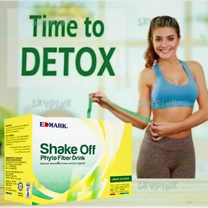 Shake off Phyto Fiber Edmark 12 sachets - Lemon Flavor Weight Loss Drink 1 Box - Picture 1 of 7