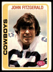 1978 Topps #182 John Fitzgerald rTGFSm