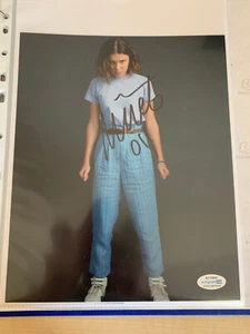 Stranger Things signed photo signiertes Autogramm Millie Bobby Brown Eleven ACOA - Bild 1 von 2