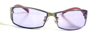 NWT Vintage 90's Lady Rectangle Metal Rimless Fashion Sunglasses (S. Silver) - Picture 1 of 5