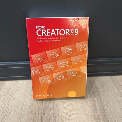 Roxio Creator NXT 9 Multimedia Suite and CD/DVD Disc Burning Software G7 SEALED - Image 1 of 4