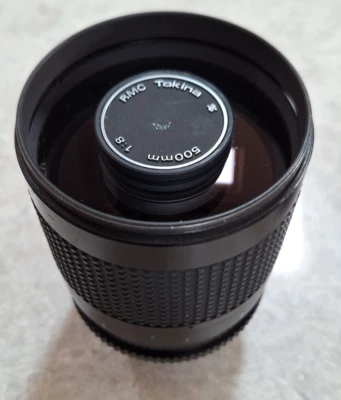 Tokina RMC, 500mm f/8 mirror lens, Olympus OM fit, boxed w/teleconverter - Image 1 of 4