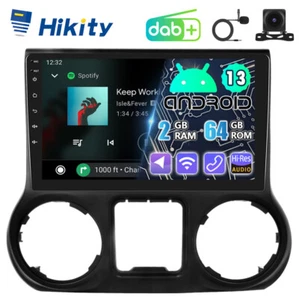 DAB+ 64GB 10" Android Autoradio Für Jeep Wrangler JK 11-18 CarPlay GPS Navi RDS - Bild 1 von 14