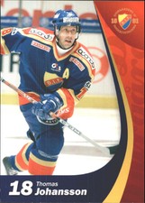 2006-07 Swedish SHL Elitset #161 Thomas Johansson