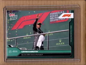2024 Topps Now Formula 1 Card 44 Lewis Hamilton 105th Victory - In Hand - Picture 1 of 3