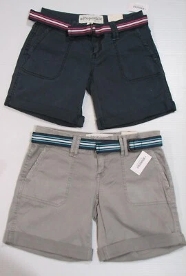 Pantalones Cortos Aeropostale 2 Pares 00 XXS Elastizados Para Mujer Carga Senderismo Informales Foto 1 de 3