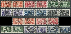 1934 EGEO PACCHI POSTALI USATO 11 VALORI - P31-7 - Imagen 1 de 1