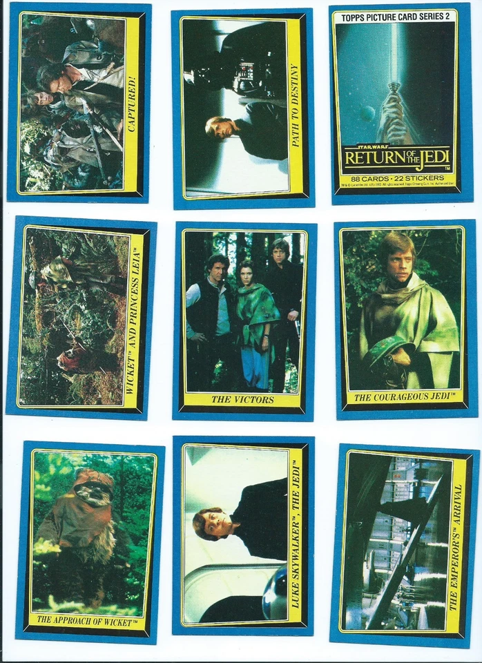 1983 --STAR WARS -- RETURN OF THE JEDI -- Series 2 -- Complete 88 card set - Image 1 of 1