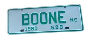 Targa vintage 1980 Boone City 529 Boone, Carolina del Nord - Foto 1 di 4
