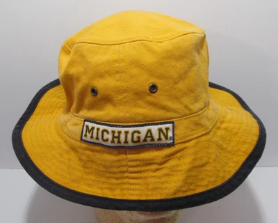 Zephyr graf-x University of Michigan Wolverines Yellow Bucket Hat Size Medium - Image 1 of 4