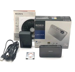 【MINT】SONY DSC-T99 Digital Camera Black Cyber Shot From Japan - Picture 1 of 9