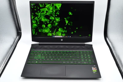 HP Pavilion 15.6" Gaming, Ryzen 5 3550H NVIDIA GTX 1050 8GB RAM, 256GB SSD + 1TB - Image 1 of 4