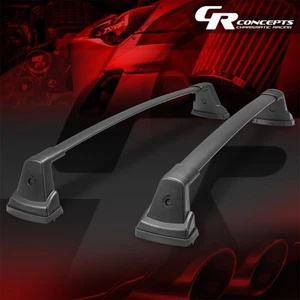 Par de barras transversales de carga para portaequipajes de techo de aluminio negro para 2020-2024 Soul - Imagen 1 de 6