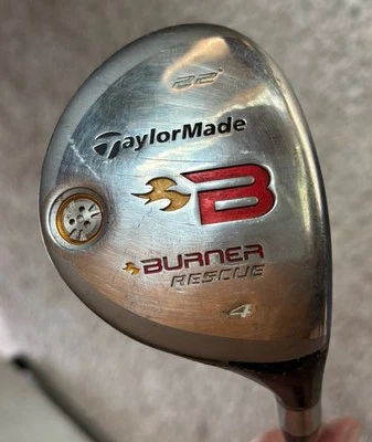 TAYLORMADE BURNER RESCUE 4 HYBRID 22 LOFT REGULAR FLEX SHAFT GOLF CLUB RH - Image 1 of 4