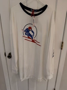 Neu POLO RALPH LAUREN GRAFIK LEICHTES ÄRMELIGES T-SHIRT FÜR HERREN 2X Tall - Bild 1 von 9