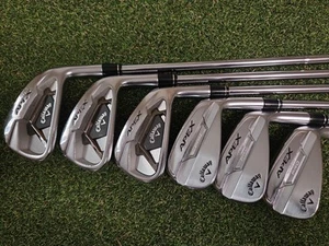 CALLAWAY APEX 21 PRO COMBO IRON SET 5-PW DYNAMIC GOLD S300 STEEL STIFF FLEX  - Picture 1 of 12