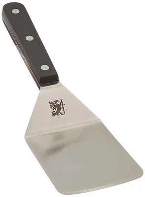 Triple Rivet Wide Turner, 9.625 Inch Stainless Steel Spatula for Cast Iron, G... Foto 1 de 2