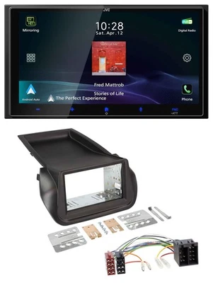 JVC USB Bluetooth 2DIN DAB MP3 Autoradio für Citroen Nemo Fiat Fiorino Peugeot B - Bild 1 von 4