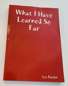 What I Have Learned So Far Burden SC 2008 Autism Large Print Insights Memoir - Picture 1 of 7