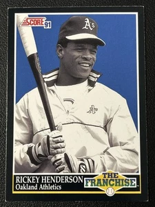 1991 Score Rickey Henderson The Franchise Oakland Athletics 🔥Shop Sale 60% Off - Bild 1 von 3