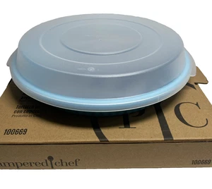 Pampered Chef Tart Pan with Lid NEW in Box - Picture 1 of 4