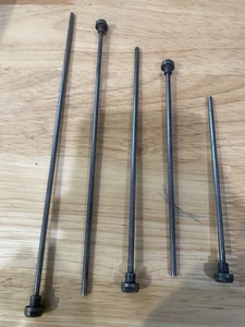 Five (5) End Measuring Rod Set Machinist Tools 1/8" Diameter - 4.5" to 8.5" - Picture 1 of 5