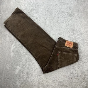 Vintage Levi's 569 Herren Cord Hose Jeans W33 L30 braun Loose Straight fit Retro - Bild 1 von 10