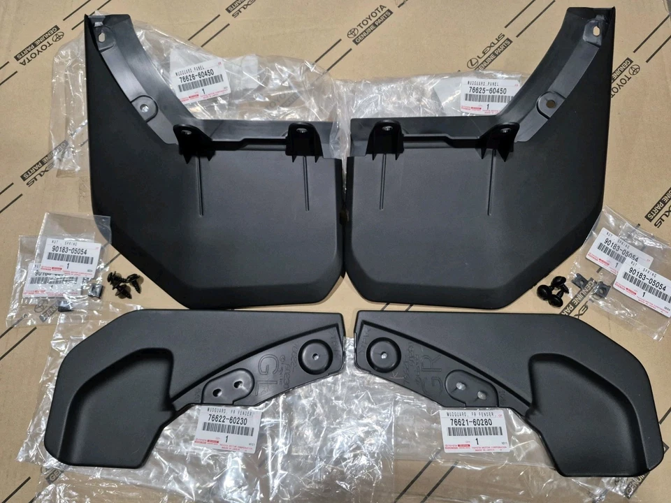 KIT ADICIONAL GUARDABARROS LEXUS OEM - SE ADAPTA A 2024-2025 GX550 (SOLO MODELO OVERTRAIL) Foto 1 de 1