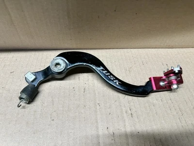 图斯克制动踏板 2010 - 2026 年本田 CRF250R CRF 250R 脚杆黑色红色铝 — 第 1/4 张图片