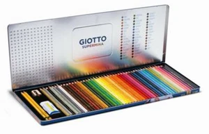 Giotto Supermina 44PASTELLI+1ORO+1ARGENTO+1HB + 1 2B+1TEMP+1GOM FILA - Imagen 1 de 1