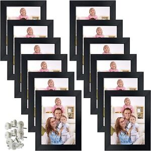Black 8X10 Picture Frame Bulk, Multi 8 X 10 Photo Frames Set for Wall Hanging or